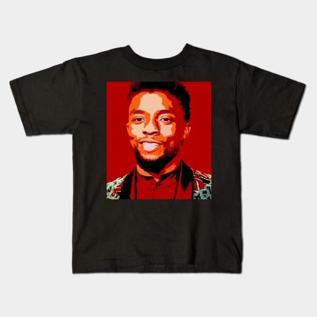 chadwick boseman Kids T-Shirt by oryan80